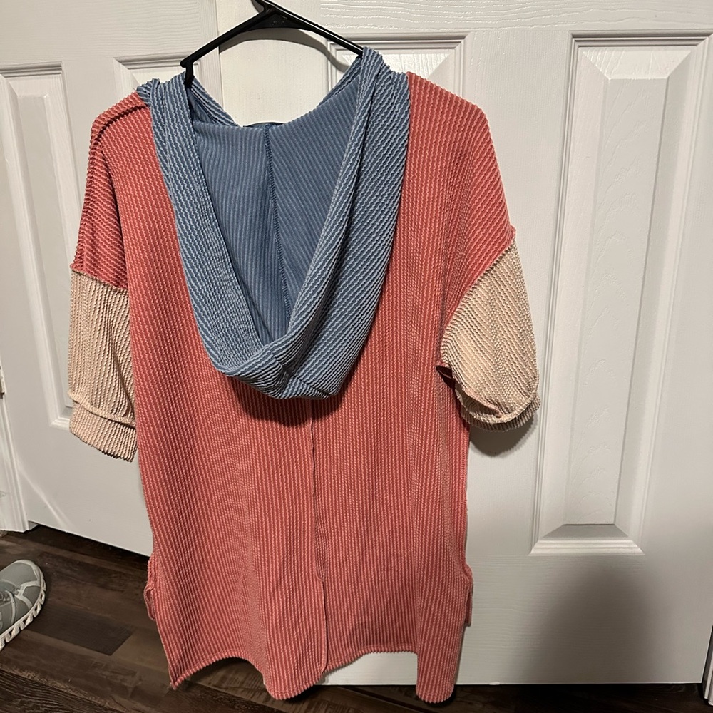 Multicolor ribbed top, NWT